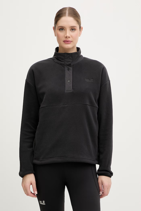 Jack Wolfskin melegítőfelső női Sumetro fekete A66112
