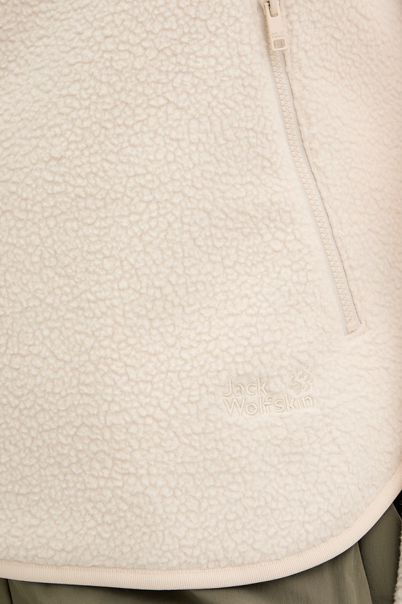 Jack Wolfskin bluză sport pentru femei, din polar Lite Curl A65750 bej