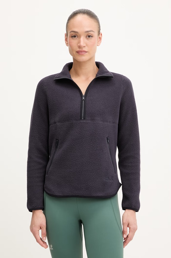 Jack Wolfskin bluză sport pentru femei polar Lite Curl bleumarin A65750