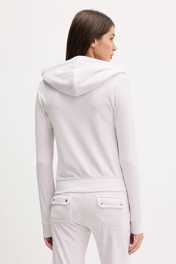 Îmbrăcăminte Juicy Couture bluză din velur JCAP176.973 violet