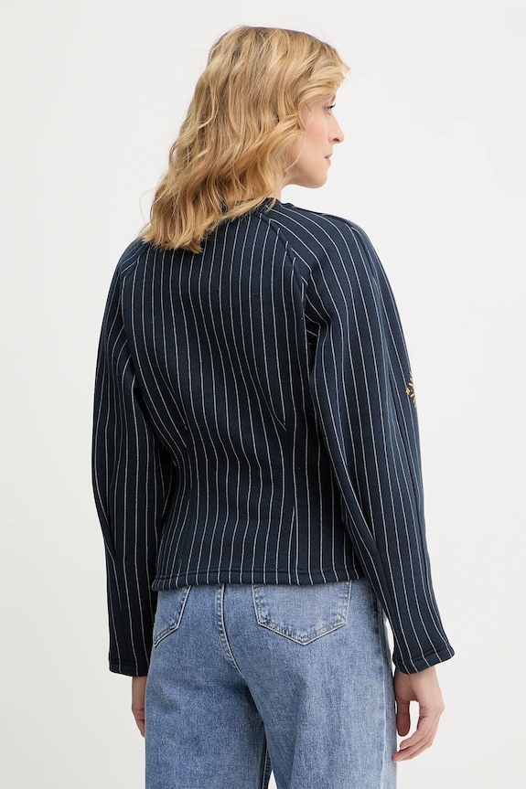 Îmbrăcăminte Never Fully Dressed bluză Barrel NFDTO2060 bleumarin