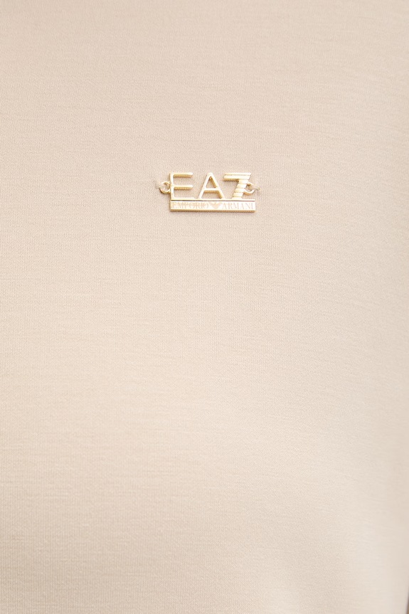 EA7 Emporio Armani mikina dámska z modalu AF12643.7W000192 béžová
