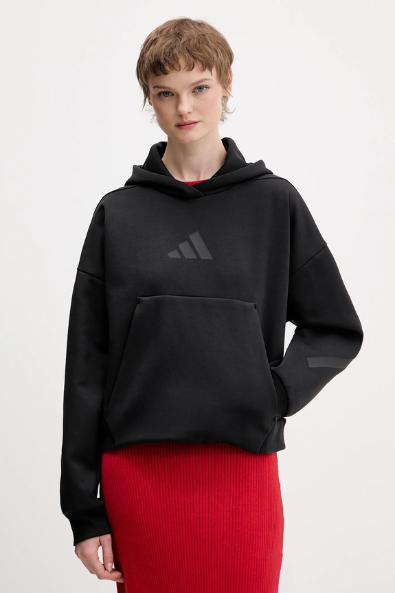 Μπλούζα adidas Z.N.E με κουκούλα μαύρο KC7743
