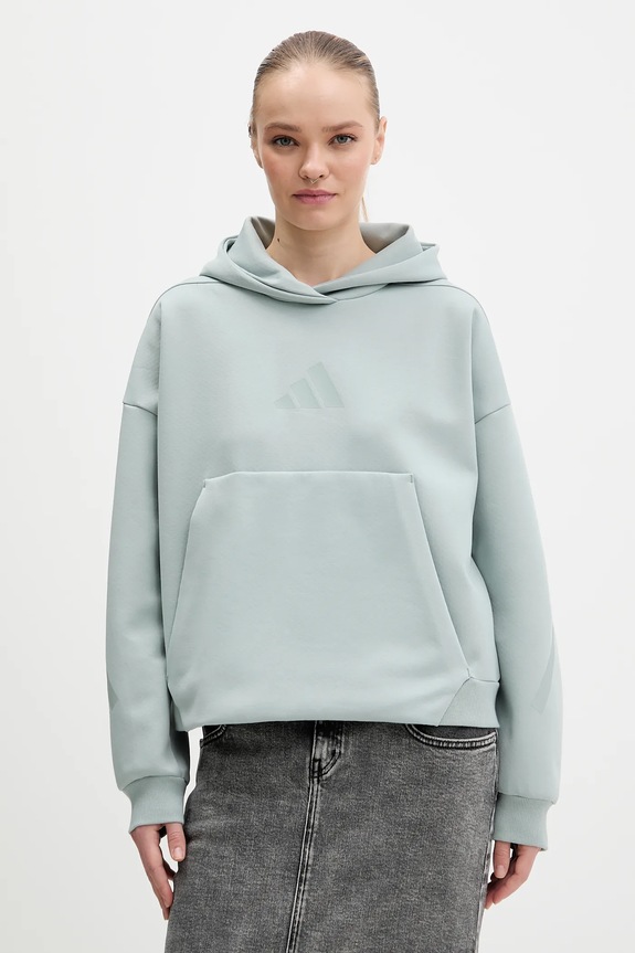 Μπλούζα adidas Z.N.E στάμπα τιρκουάζ KC7747