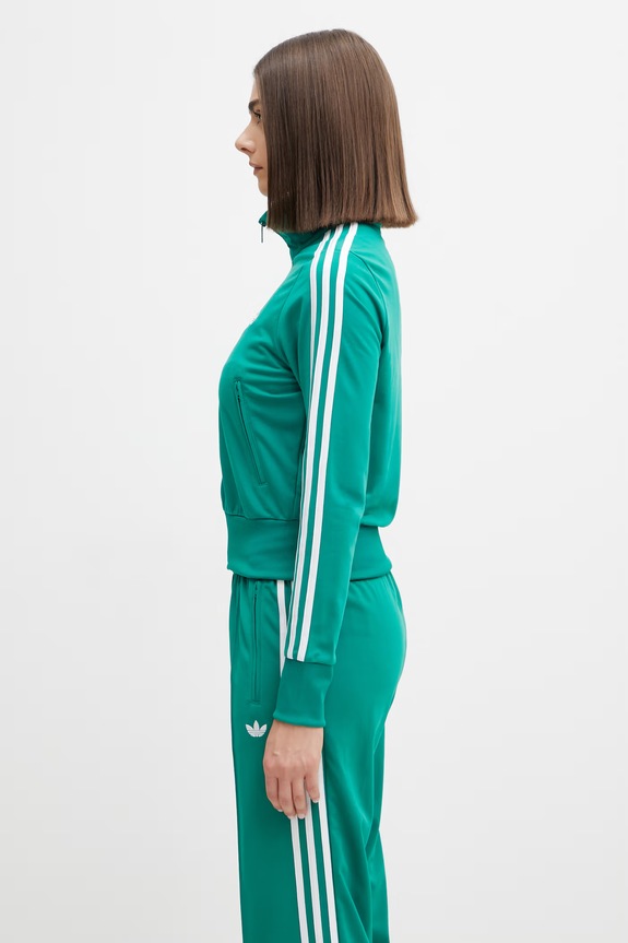 adidas Originals Women's zip-up sweatshirt KD1333 green SS26