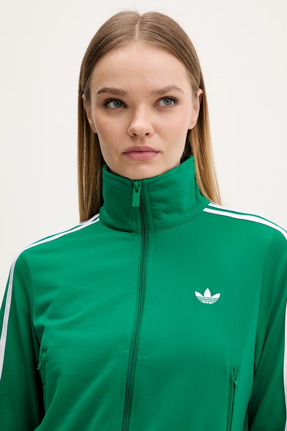 adidas Originals bluza rozpinana damska zielony KD1333