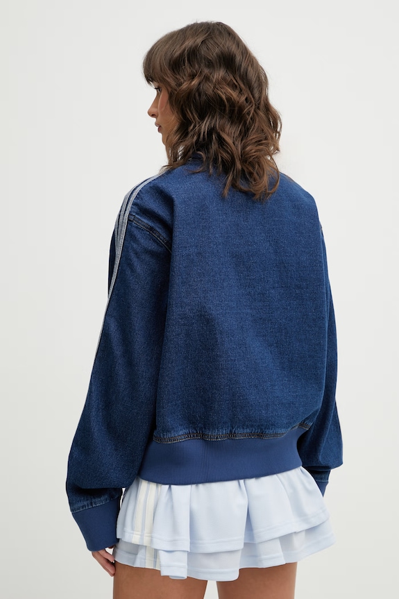 Îmbrăcăminte adidas Originals geacă jeans Firebird KD2913 albastru