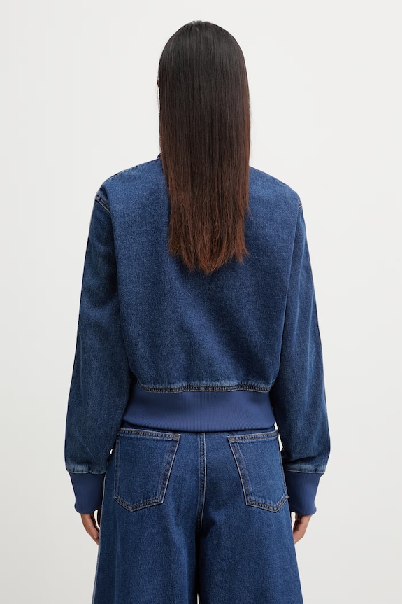 Îmbrăcăminte adidas Originals geacă jeans Firebird KD2913 albastru