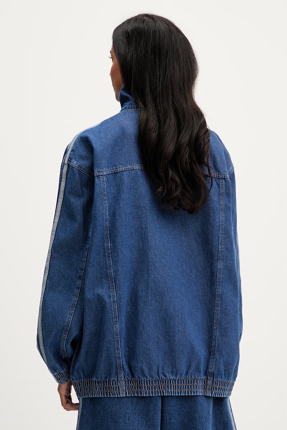Îmbrăcăminte adidas Originals jachetă de damă din denim Firebird KD2920 albastru