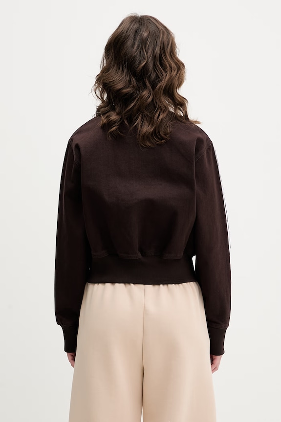 Clothing adidas Originals cotton jacket Firebird KD2937 brown