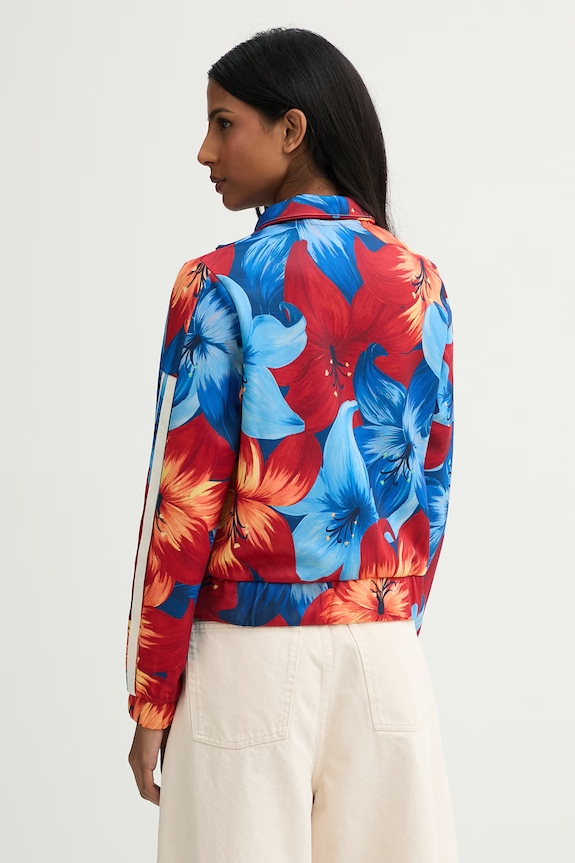 Odzież adidas bluza rozpinana damska x Farm Rio KD4635 czerwony