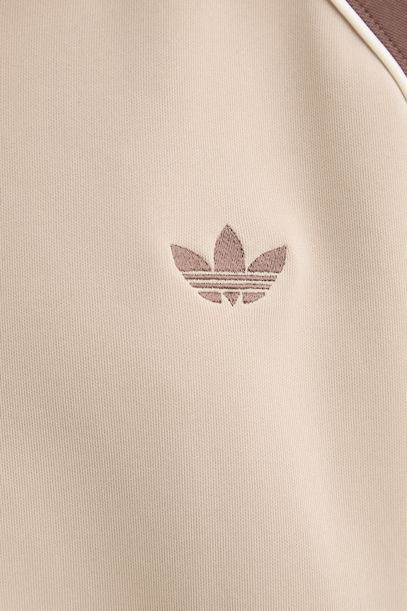 adidas Originals суичър с цип дамски с памук KD8825 бежов
