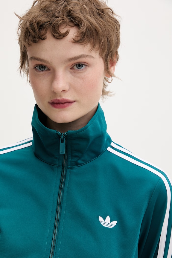 adidas Originals кофта на замке для женщин бирюзовый KQ6530