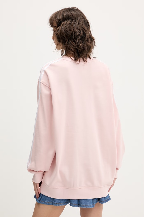 Îmbrăcăminte adidas Originals hanorac pentru femei, din bumbac KS6471 roz