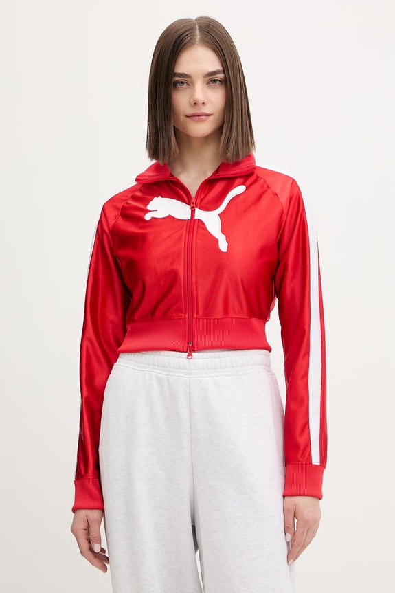 Mikina Puma Future bez kapucne červená 634592