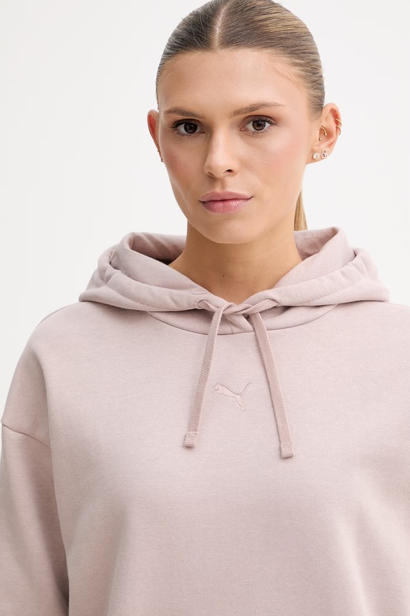 Puma bluză Essentials Relaxed bej 692917