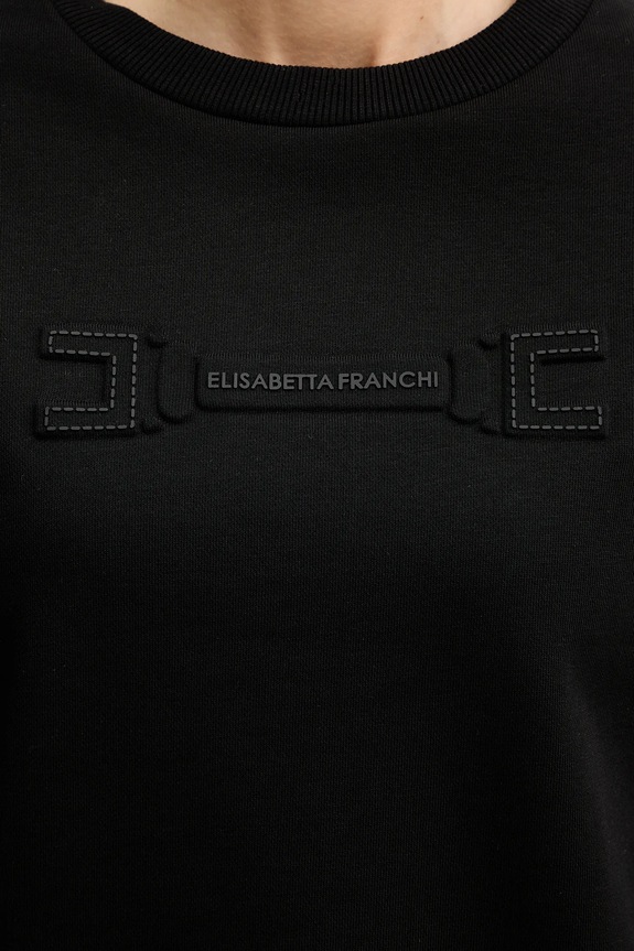Elisabetta Franchi felpa MD03P61E2 nero