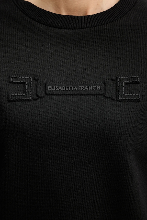 Elisabetta Franchi felpa MD03P61E2 nero