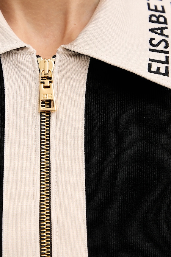 Elisabetta Franchi kardigán MK66S61E2 fekete