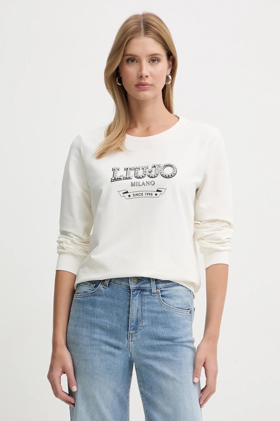 Liu Jo bluză imprimeu bej TA6073.FS090