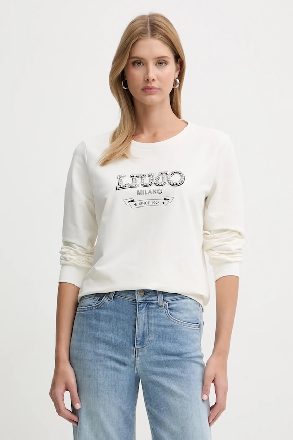 Liu Jo bluză imprimeu bej TA6073.FS090
