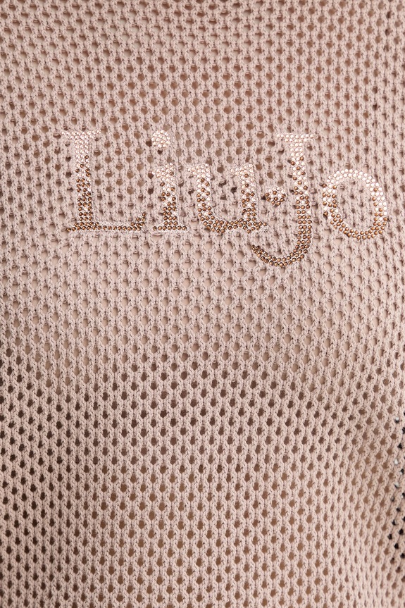 Liu Jo sweter damski bawełniany TA6111.MS71G beżowy