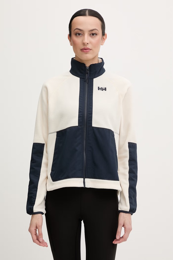 Helly Hansen bluza rozpinana damska polarowa RIG beżowy 54078.035