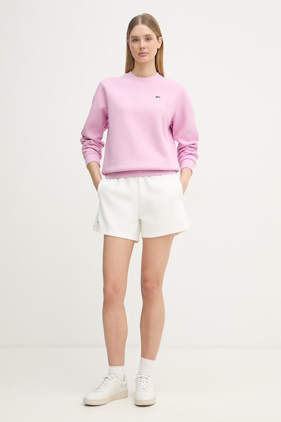 Mikina Lacoste SF5245 ružová SS26