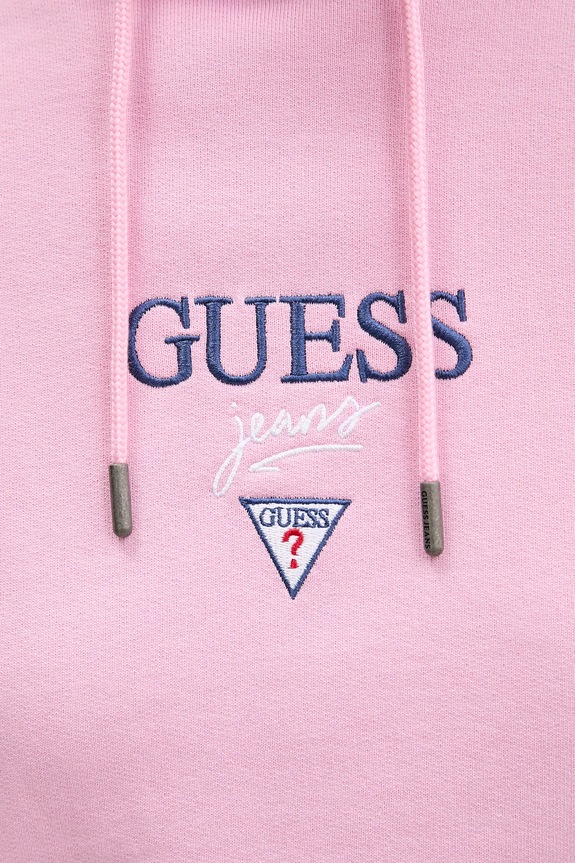 Pamučna dukserica Guess Jeans W6RQ00.K68I4 roza