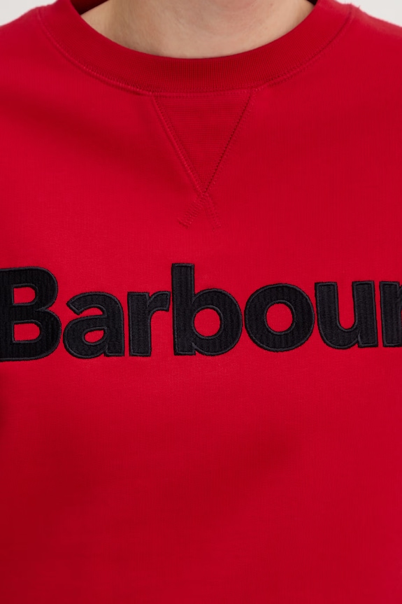 Barbour hanorac pentru femei, din bumbac Hartland LOL0672 rosu