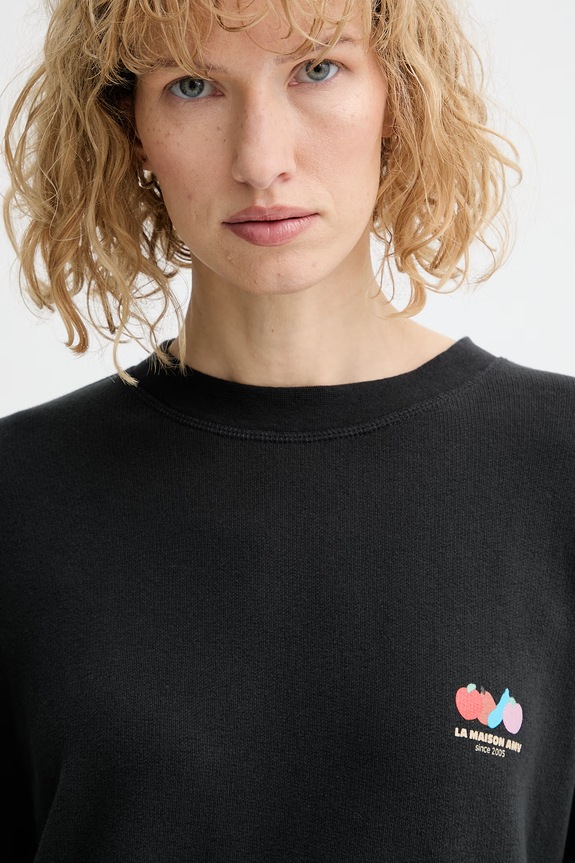 American Vintage bluză negru ATU03D