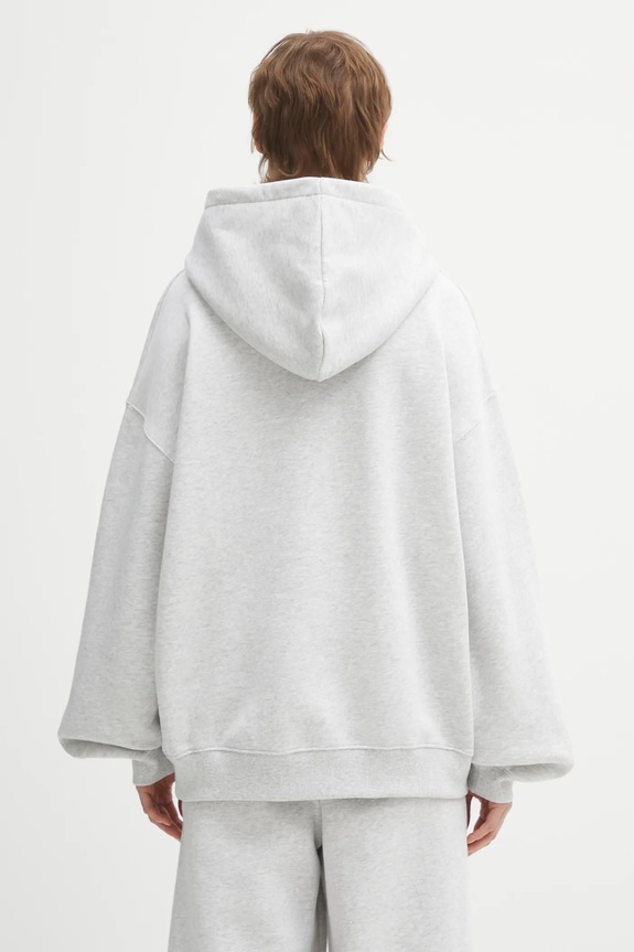 Abbigliamento Rotate felpa con cappuccio in cotone da donna 1153321473 grigio