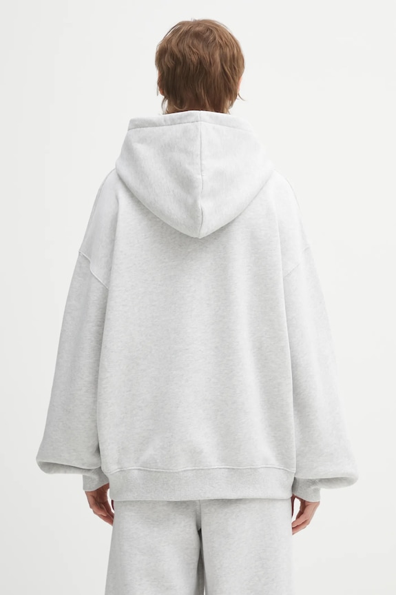 Abbigliamento Rotate felpa con cappuccio in cotone da donna 1153321473 grigio