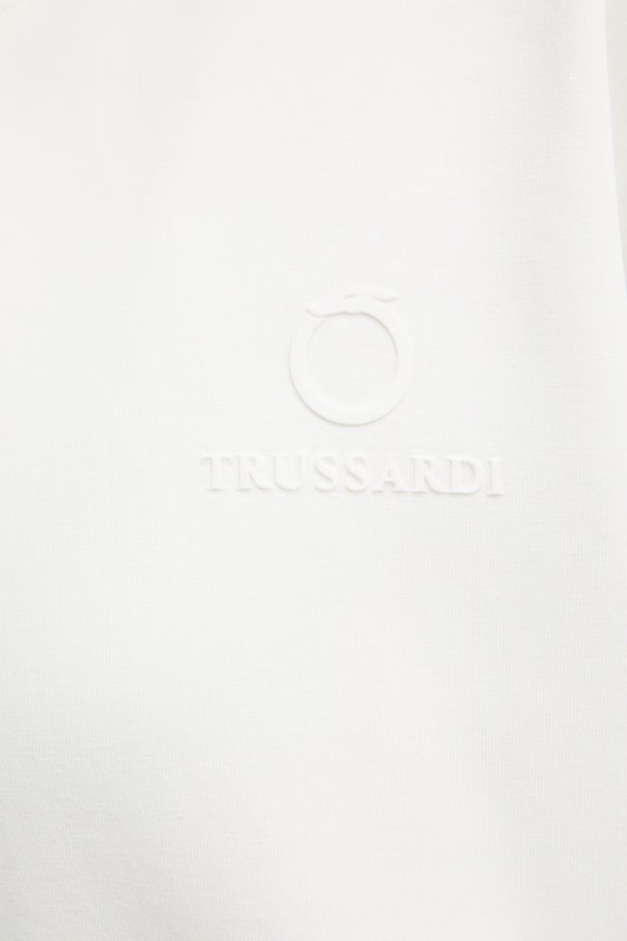 Trussardi bluza damska bawełniana G8556000234N beżowy