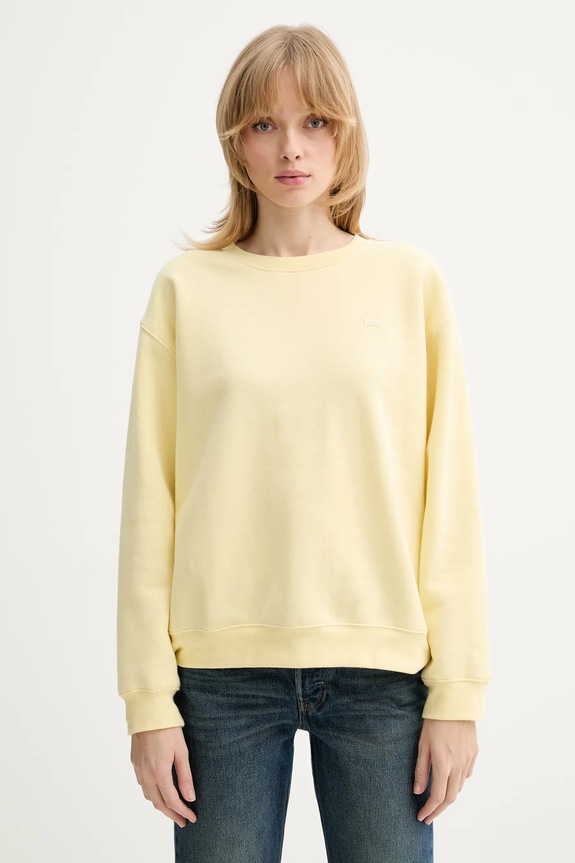Dukserica Levi's EVERYDAY SWEATSHIRT natpis zlatna A5942.0054