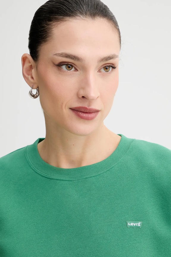 Levi's bluza EVERYDAY SWEATSHIRT zielony A5942.0055