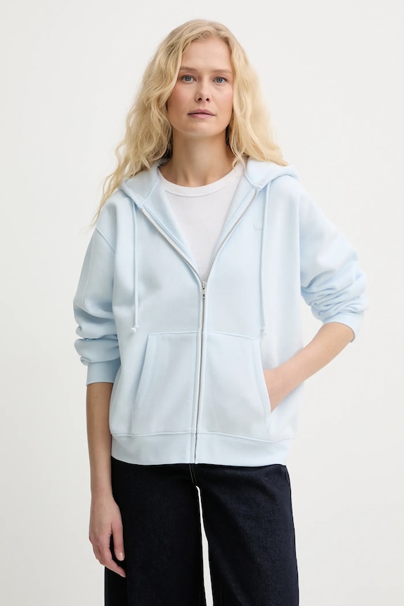 Levi's bluză EVERYDAY ZIP HOODIE uni albastru A5945.0040