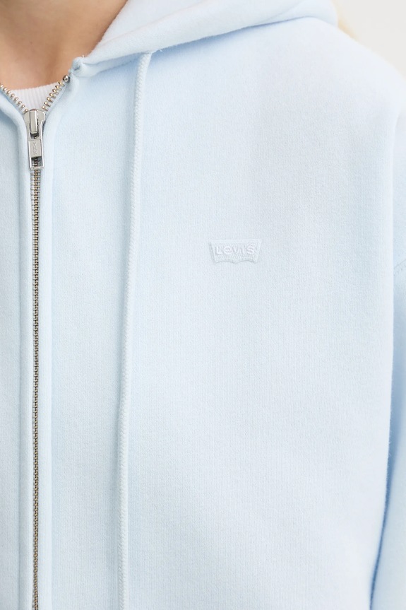 Levi's bluză EVERYDAY ZIP HOODIE A5945.0040 albastru