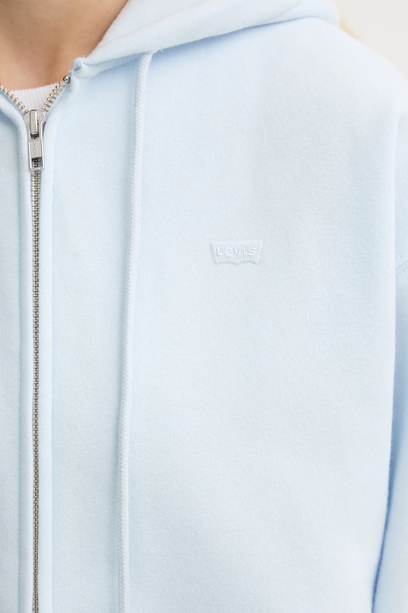 Levi's bluză EVERYDAY ZIP HOODIE A5945.0040 albastru