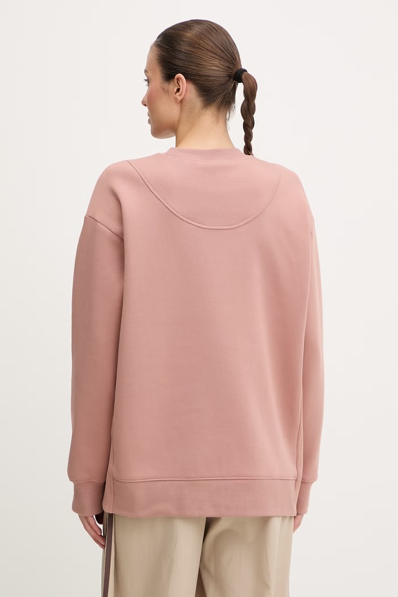 Oblečenie adidas by Stella McCartney mikina dámska s bavlnou KC1822 hnedá