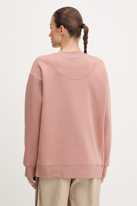 Oblečenie adidas by Stella McCartney mikina dámska s bavlnou KC1822 hnedá