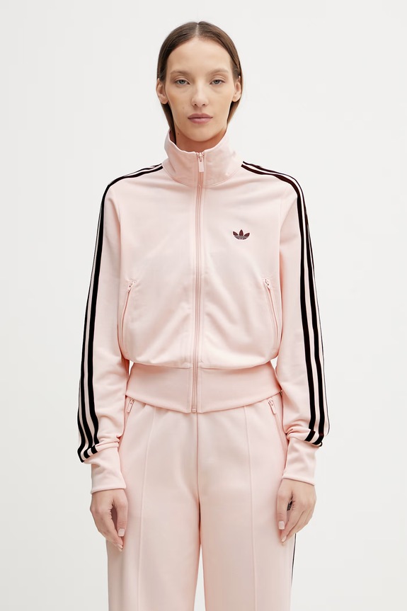 adidas Originals кофта, яка розстібається жіноча рожевий KC6573