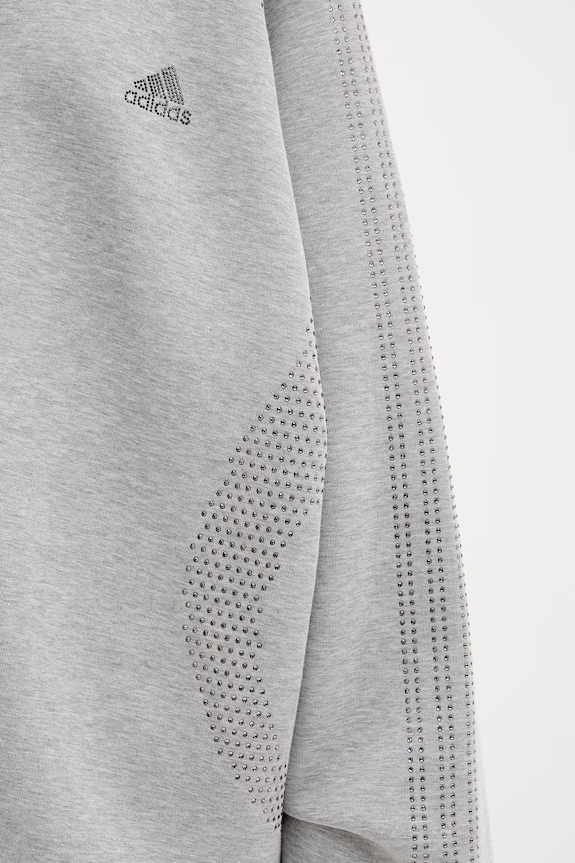 adidas Originals dukserica na zakopčavanje za žene KD0497 siva