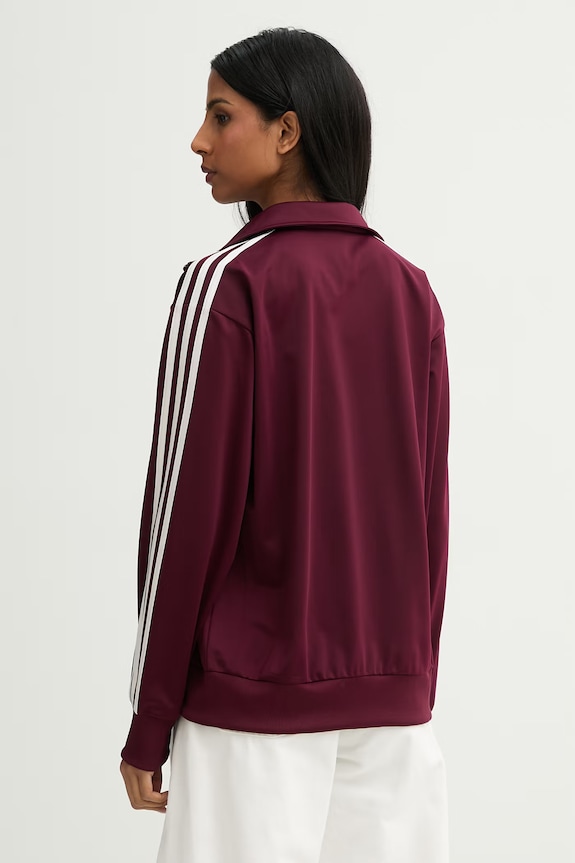 Дрехи adidas Originals суичър с цип дамски KD1326 бордо
