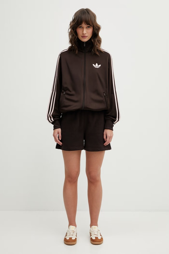 adidas Originals кофта, яка розстібається жіноча KD1331 коричневий