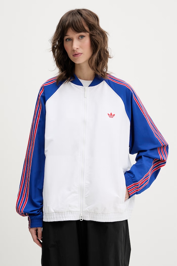 adidas Originals mikina na zips dámska biela KE2413