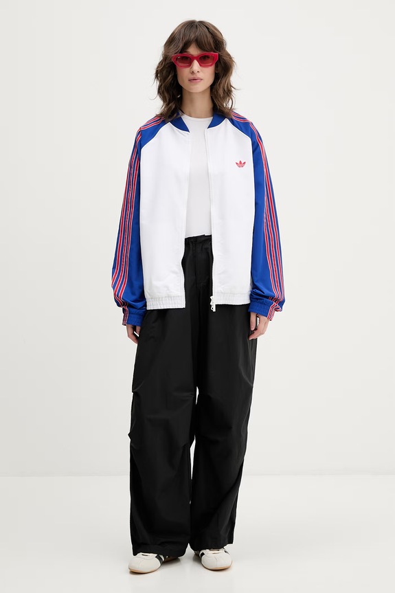 adidas Originals mikina na zips dámska KE2413 biela SS26