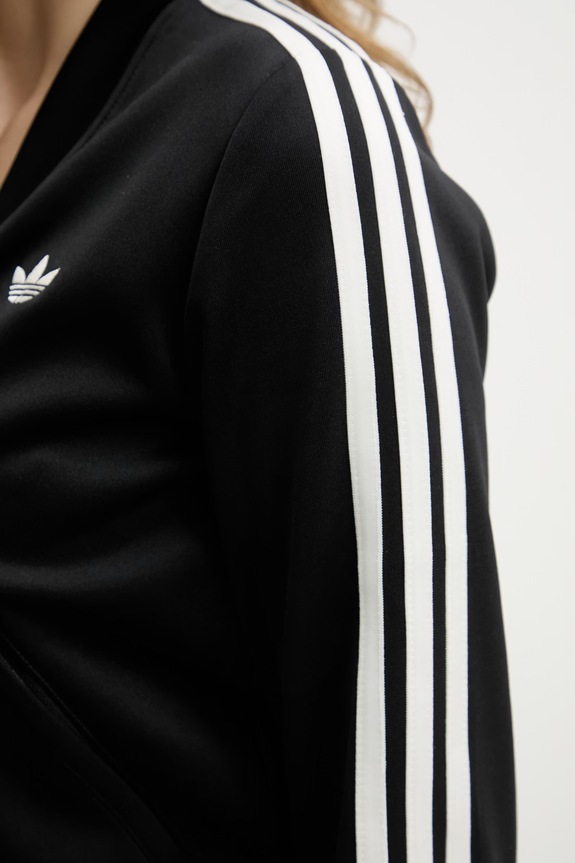 adidas Originals felpa con cerniera da donna KV1181 nero