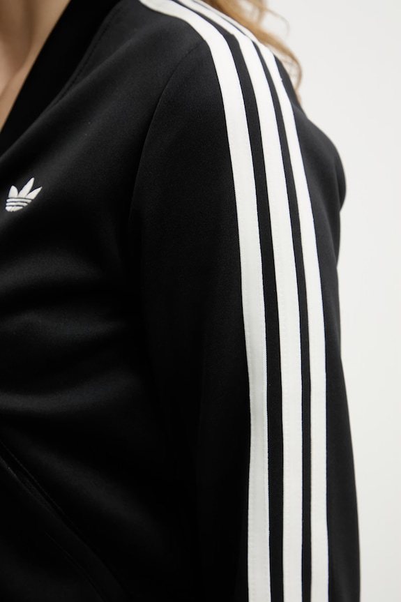 adidas Originals felpa con cerniera da donna KV1181 nero