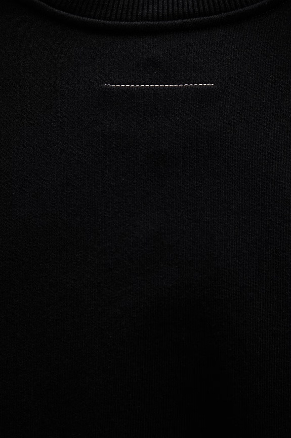 MM6 Maison Margiela суичър от памук дамски черен S52GU0251.M25014.900